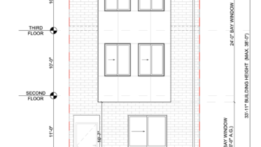 861 North 40th Street Front Elevation