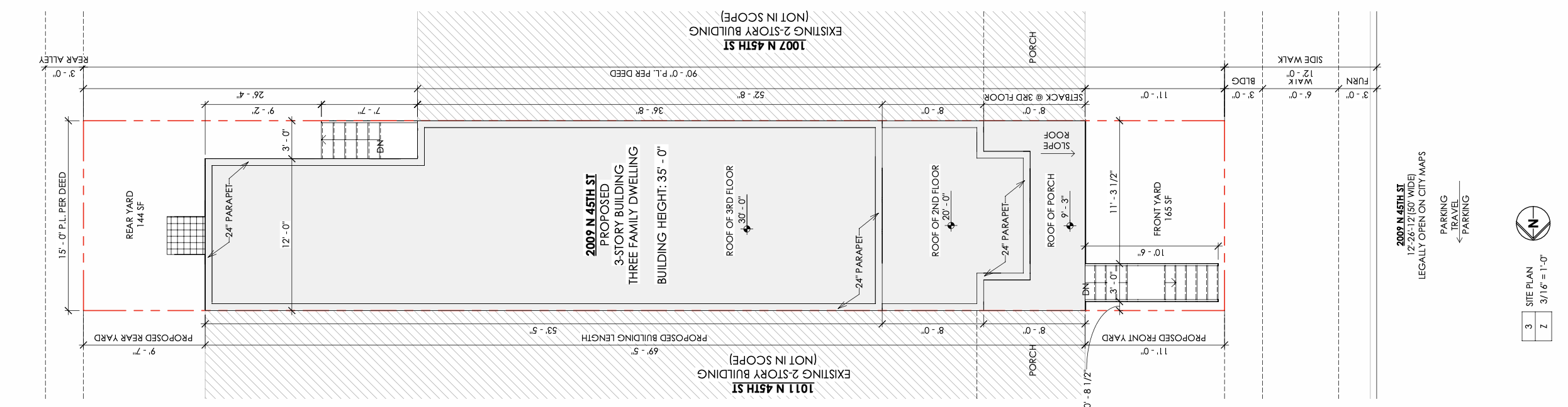 1009 North 45th Street Plan