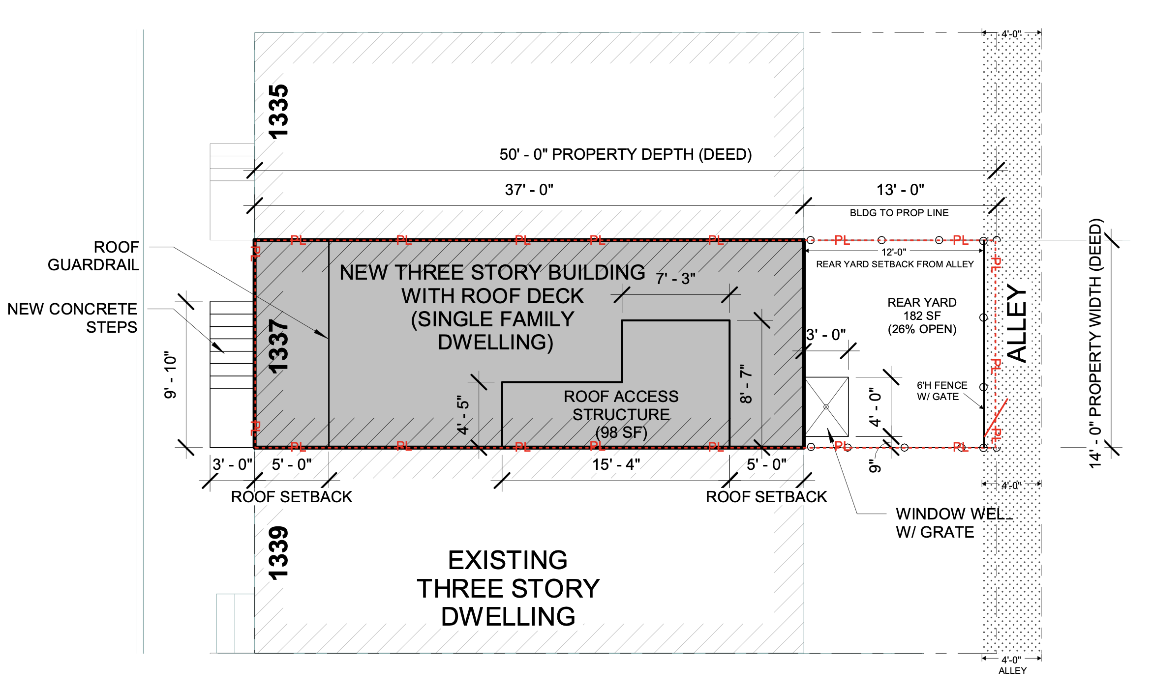 1337 South Bouvier Street Plan