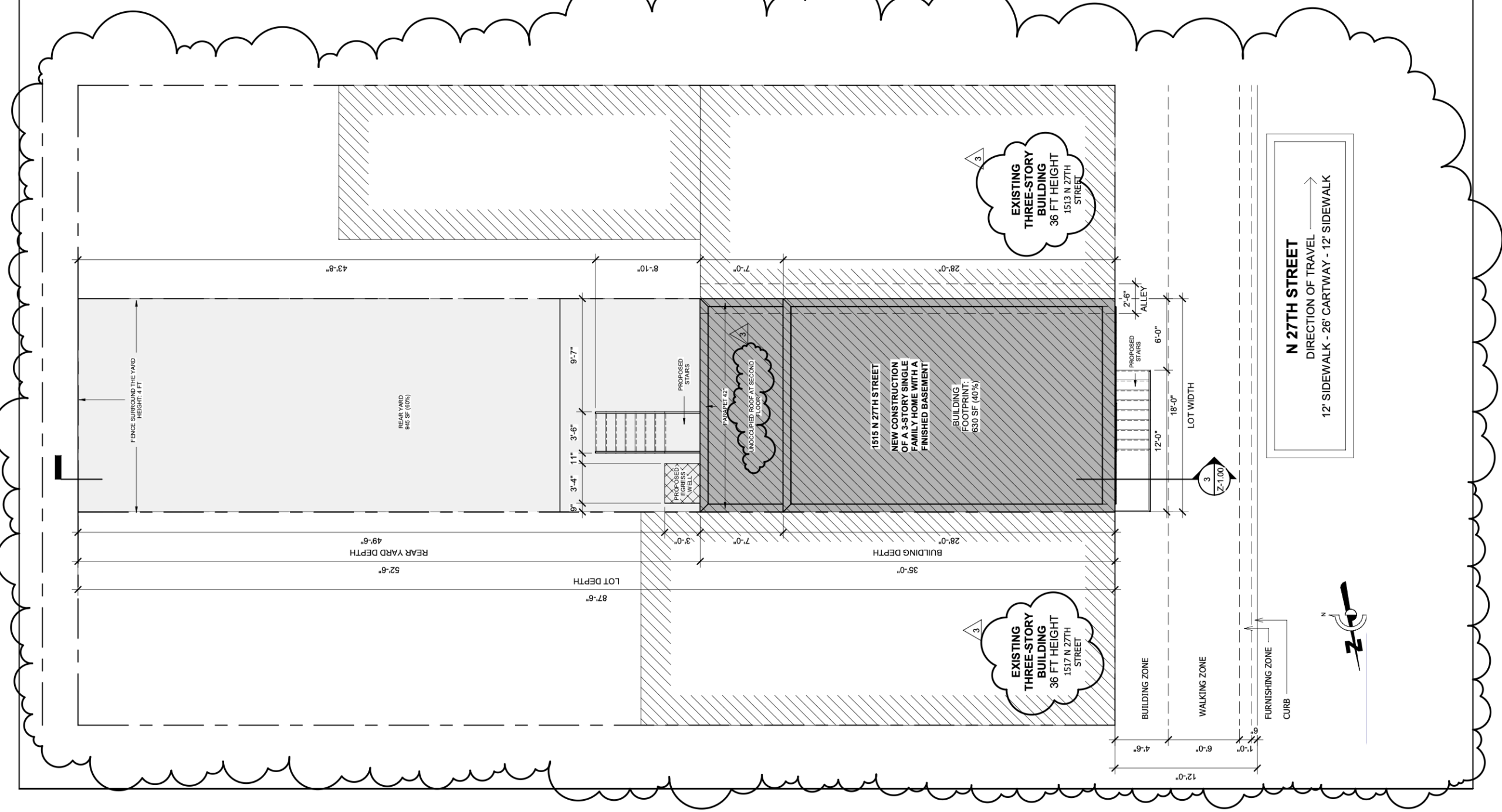 1515 North 27th Street Plan