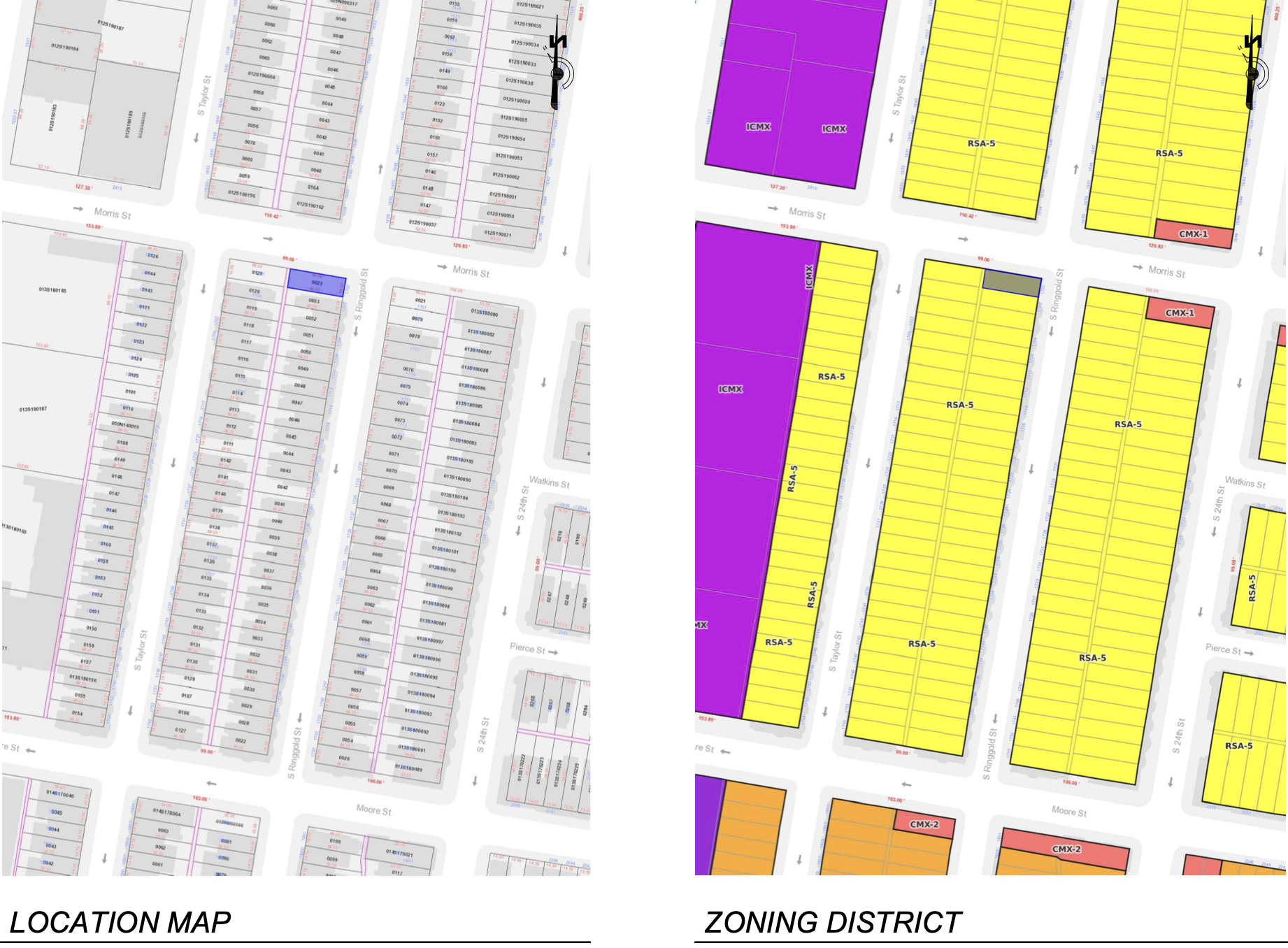 1700 South Ringgold Street Location