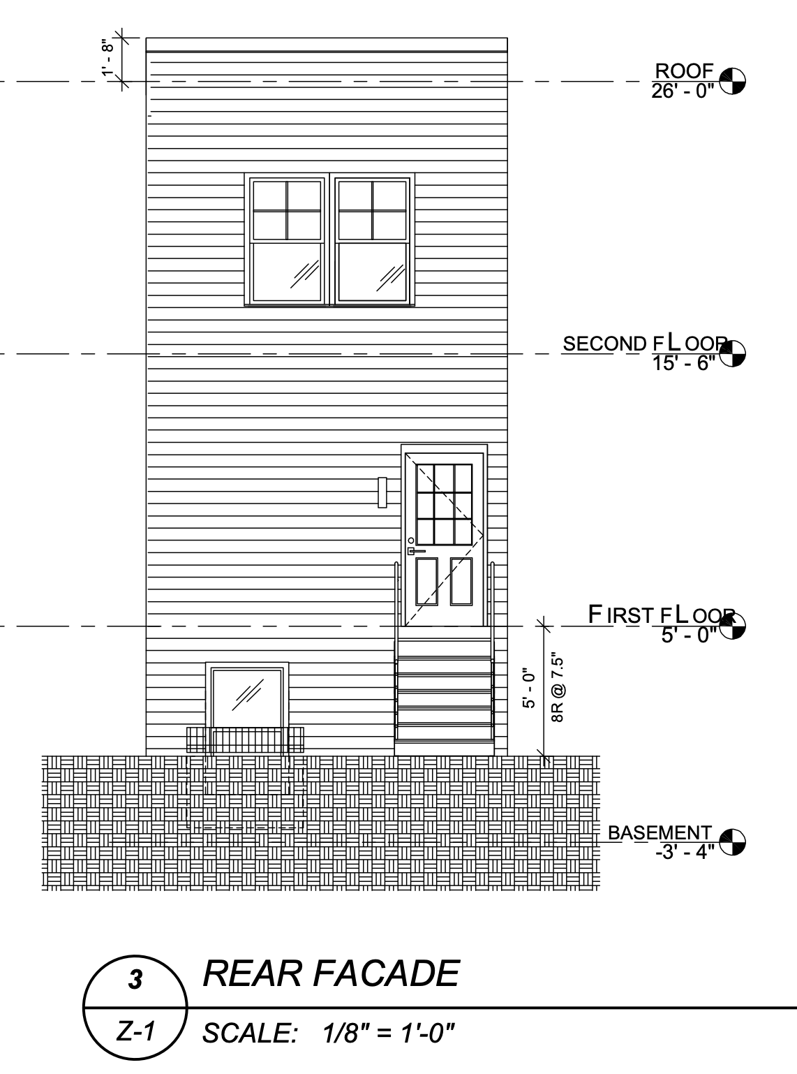 1700 South Ringgold Street Rear Facade