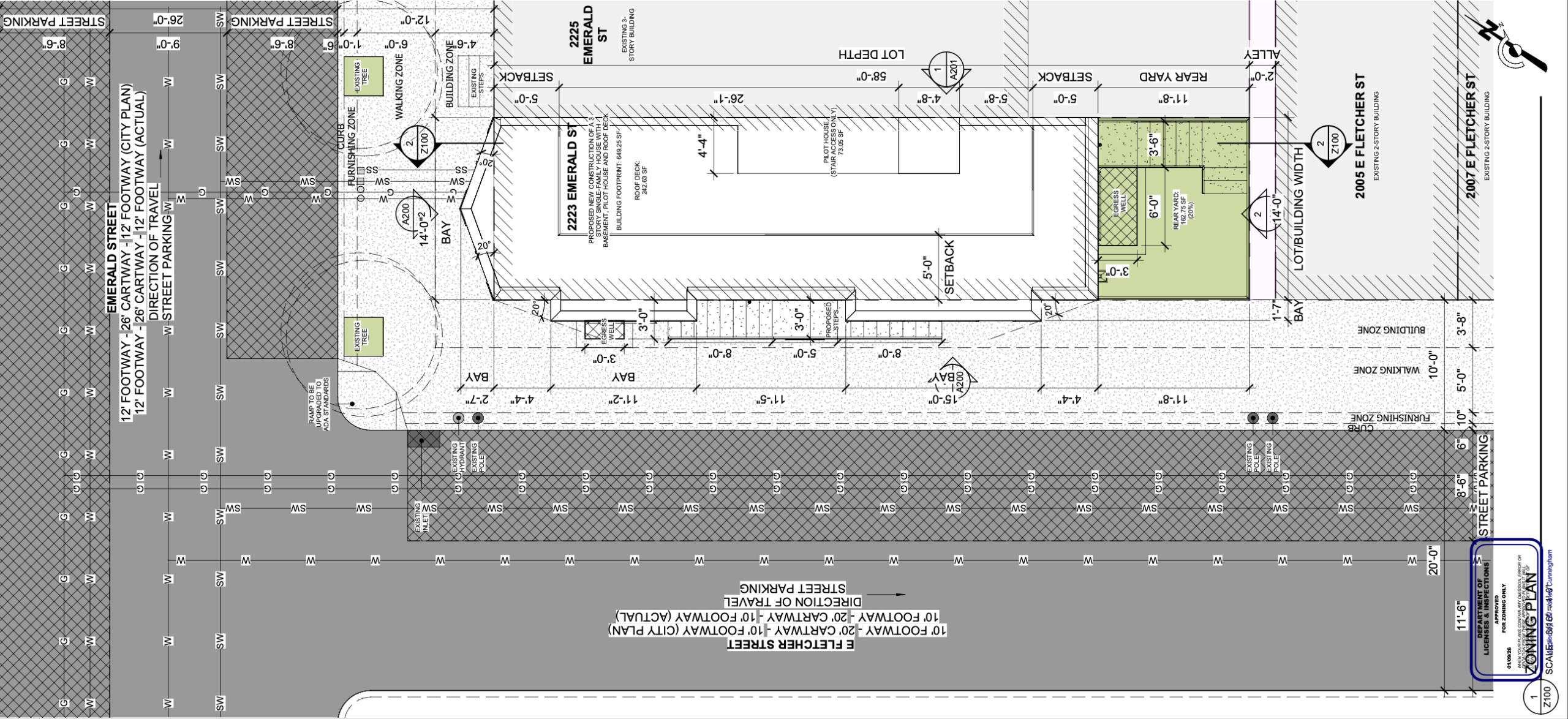 2223 Emerald Street Plan