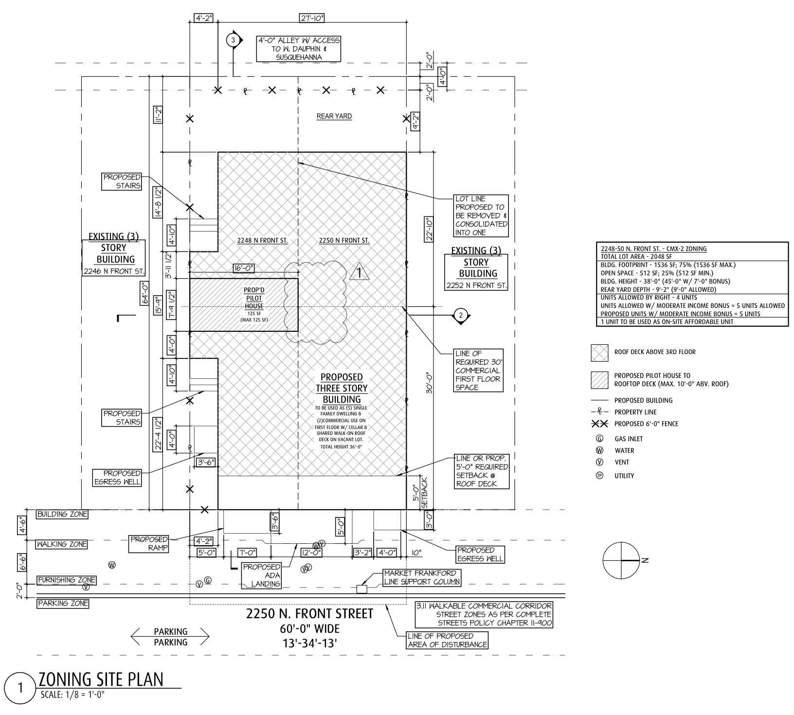 2250 North Front Street Site Plan
