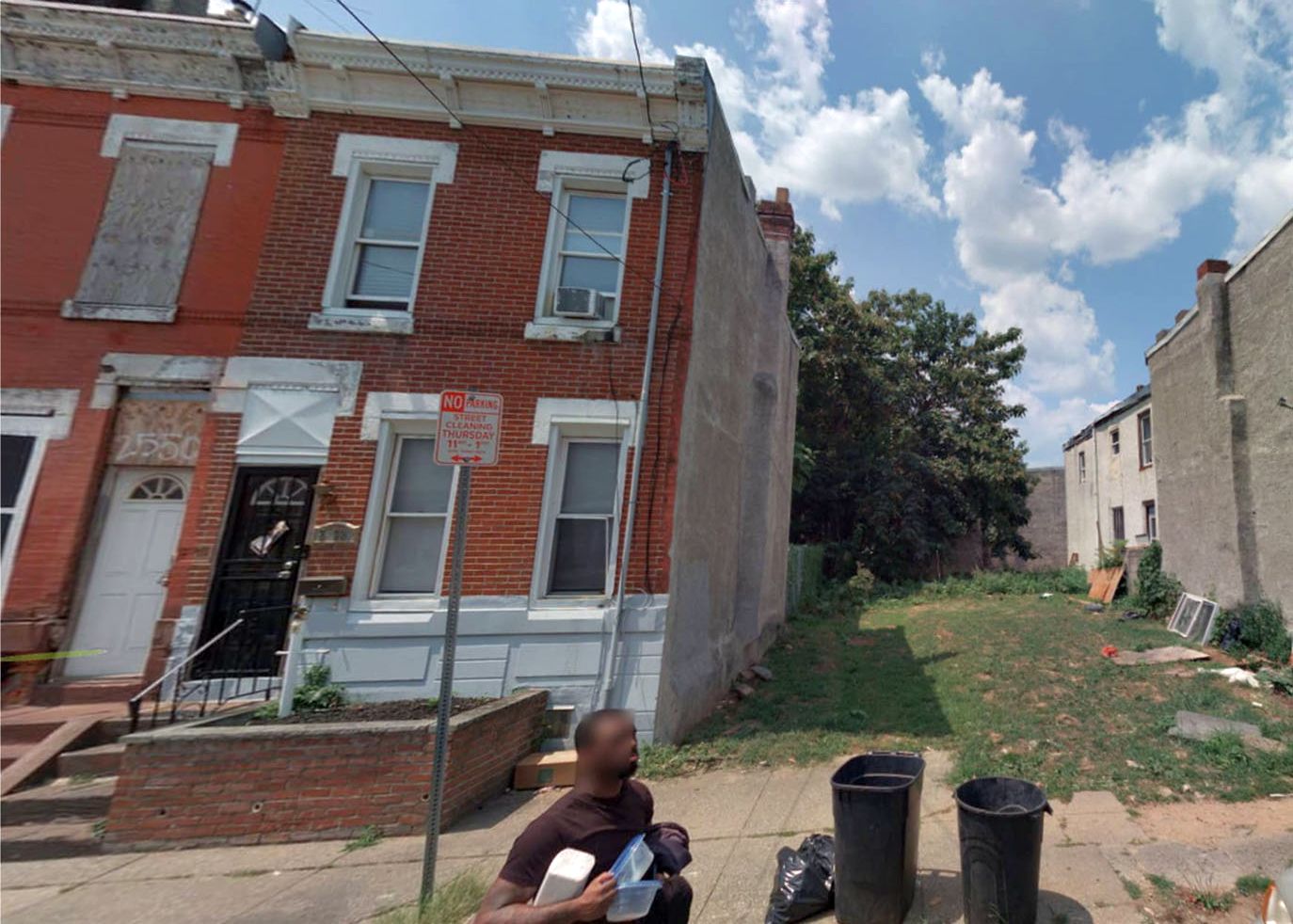 2554 North 12th Street. Site conditions prior to redevelopment. Credit: KCA Design Associates via the Planning Department of the City of Philadelphia