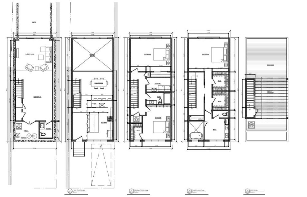 275 Delmar Street, Philadelphia. Proposed floor plans. Credit: Harman Deutsch Ohler Architecture
