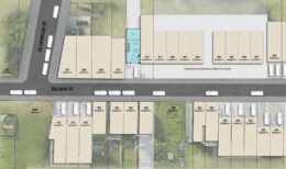 275 Delmar Street, Philadelphia. Proposed site plan. Credit: Harman Deutsch Ohler Architecture