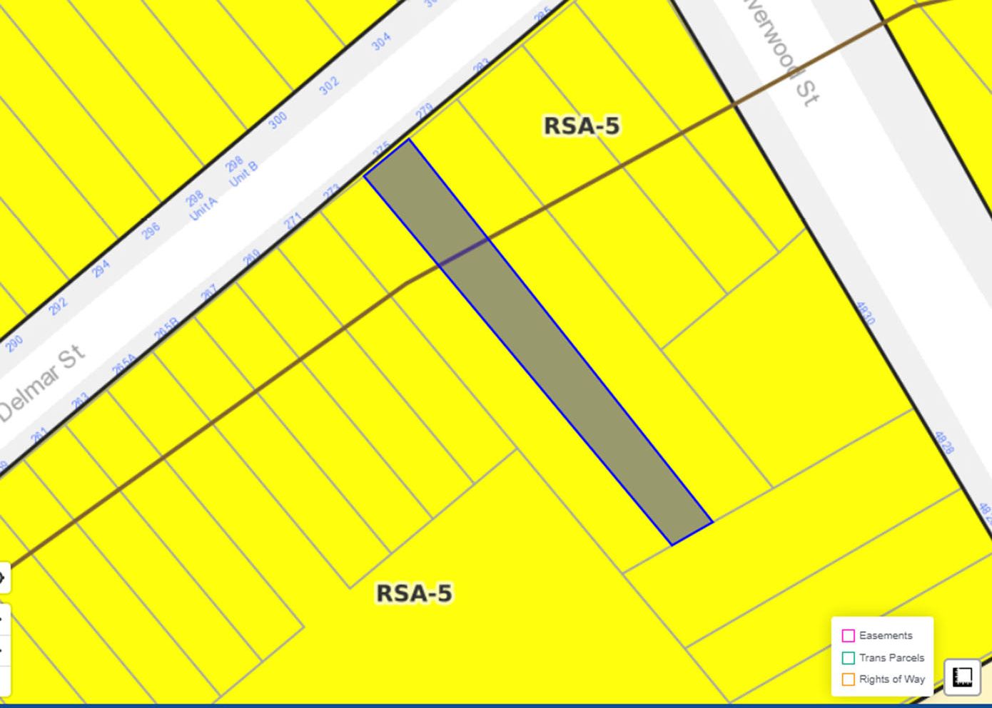 275 Delmar Street, Philadelphia. Proposed zoning site plan. Credit: Harman Deutsch Ohler Architecture