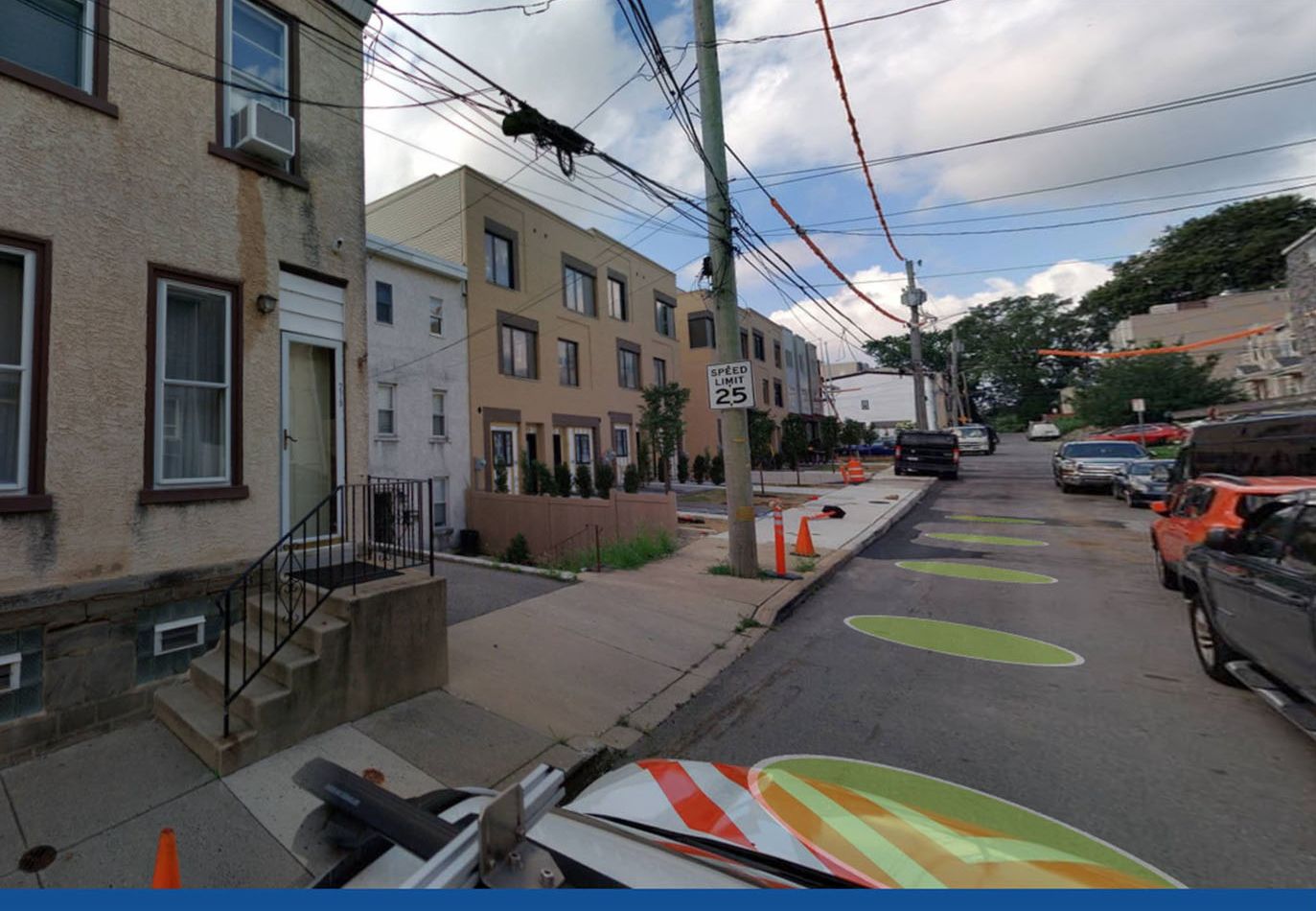 275 Delmar Street, Philadelphia. Site conditions prior to redevelopment. Credit: Harman Deutsch Ohler Architecture via the Planning Department of the City of Philadelphia