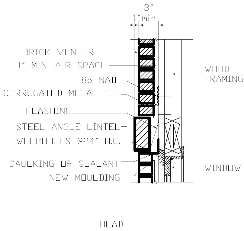 275 Delmar Street, Philadelphia. Proposed window sill section detail. Credit: Harman Deutsch Ohler Architecture via the Planning Department of the City of Philadelphia