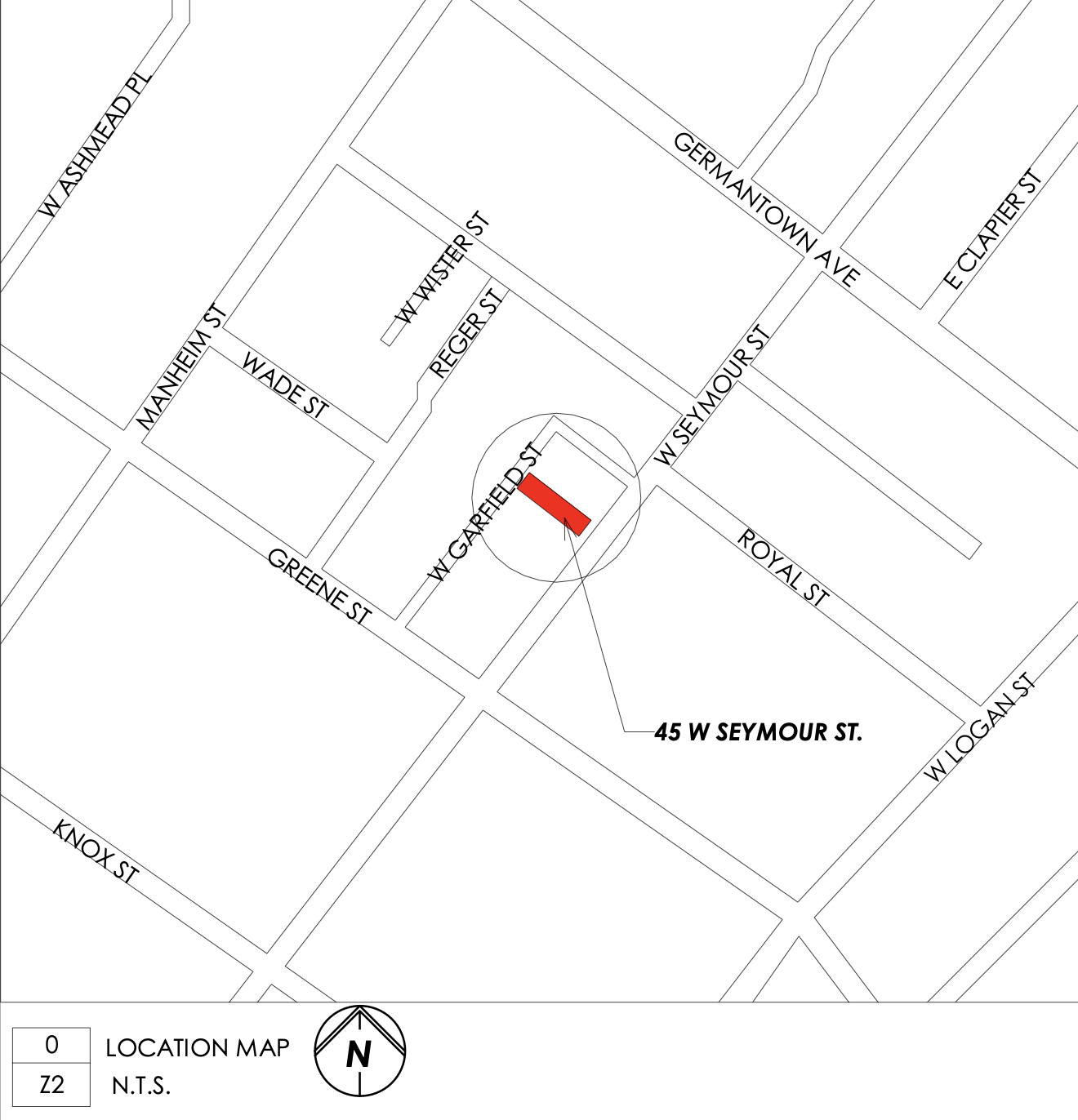 45 West Seymour Street Map