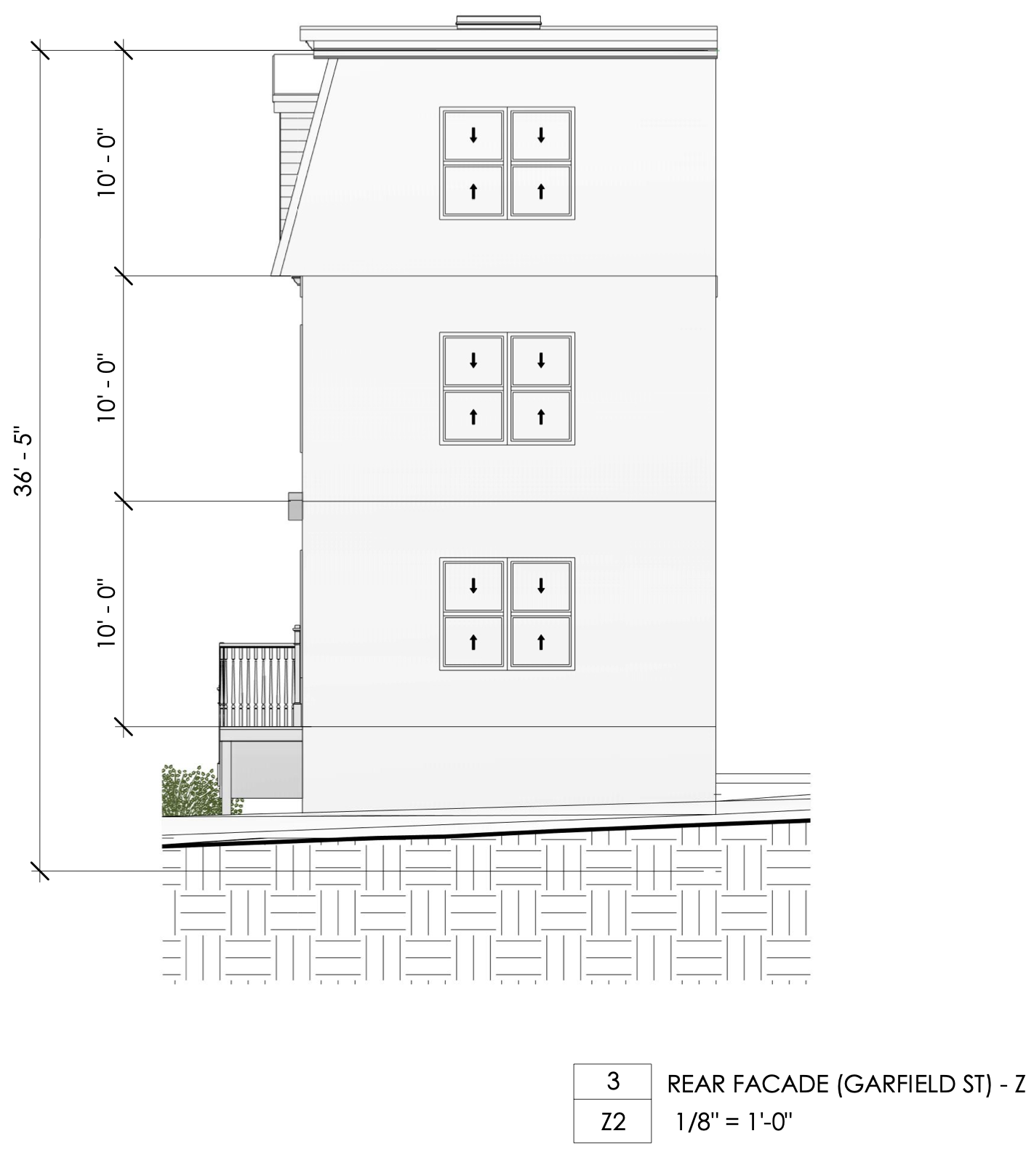 45 West Seymour Street Rear Facade