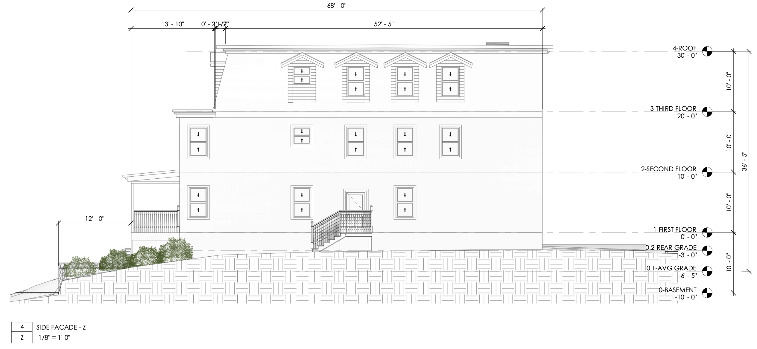 49 West Seymour Street Side Facade