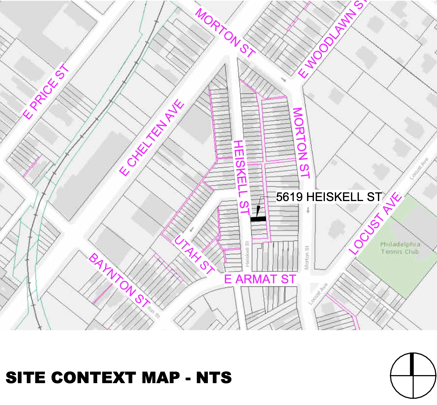 5619 Heiskell Street Site Map