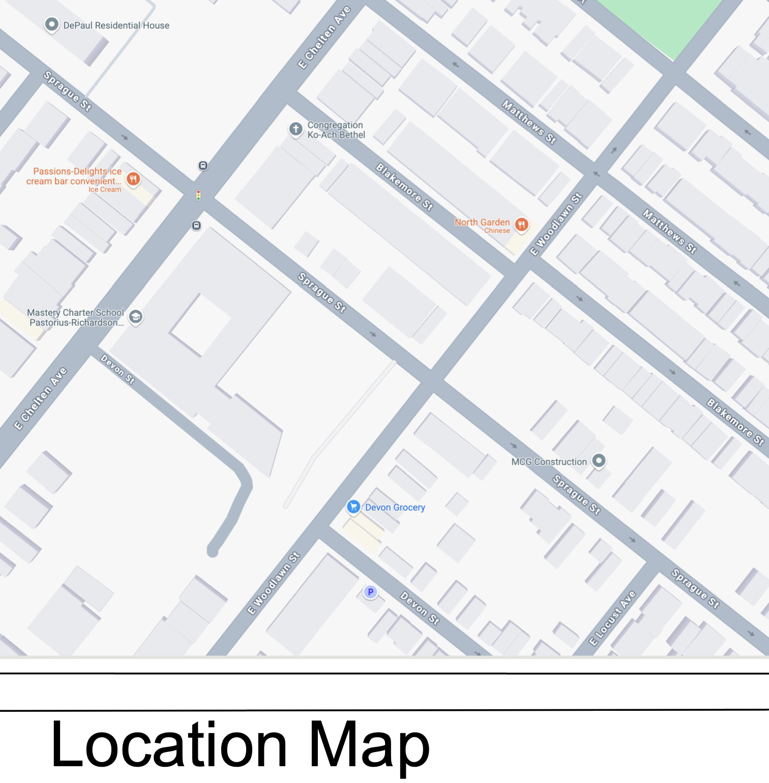 5661 Sprague Street Location Map