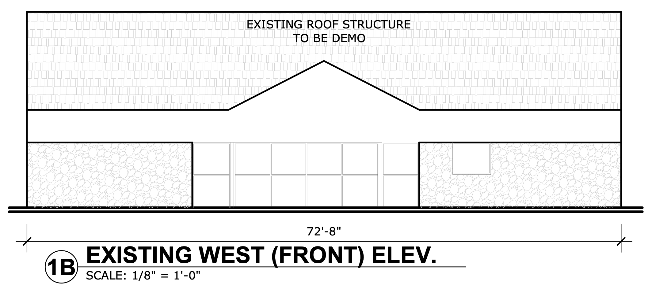 6001 Harbison Avenue Existing West Elevation