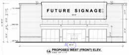 6001 Harbison Avenue Proposed West Elevation