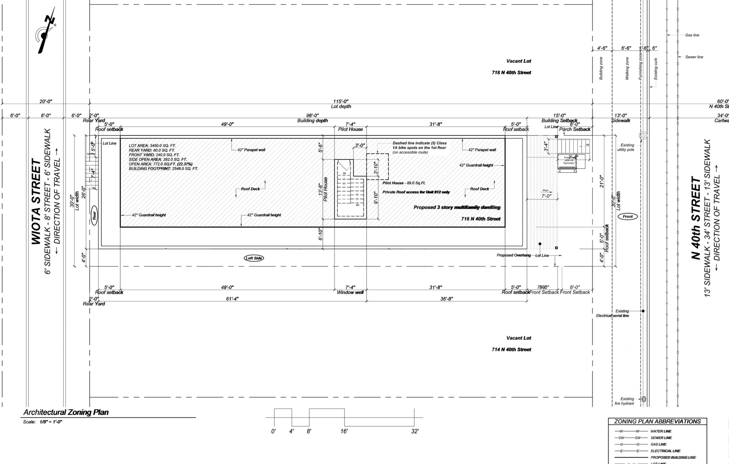 716 North 40th Street Plan
