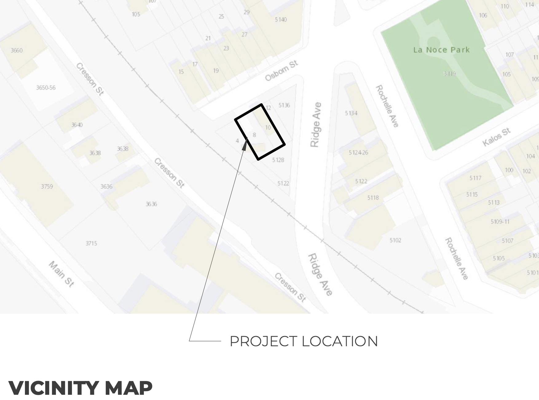 10 Osborn Street Plan Location Map