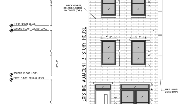 1239 South 24th Street Front Elevation