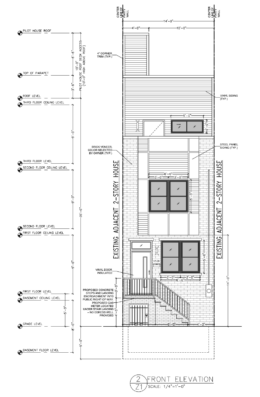 1528 South LeCount Street Front Elevation