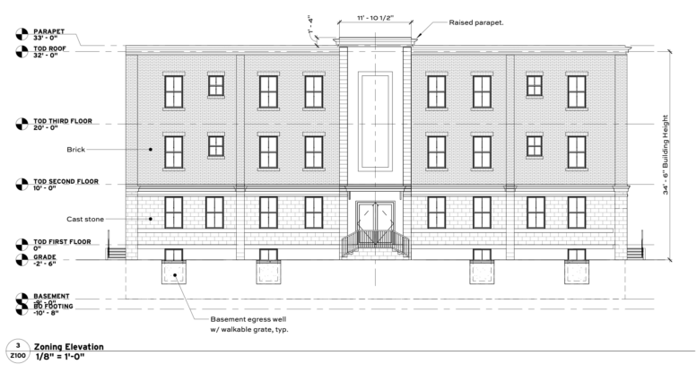 1615 West Tioga Street Elevation