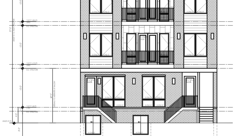 1641 Germantown Avenue Front Elevation
