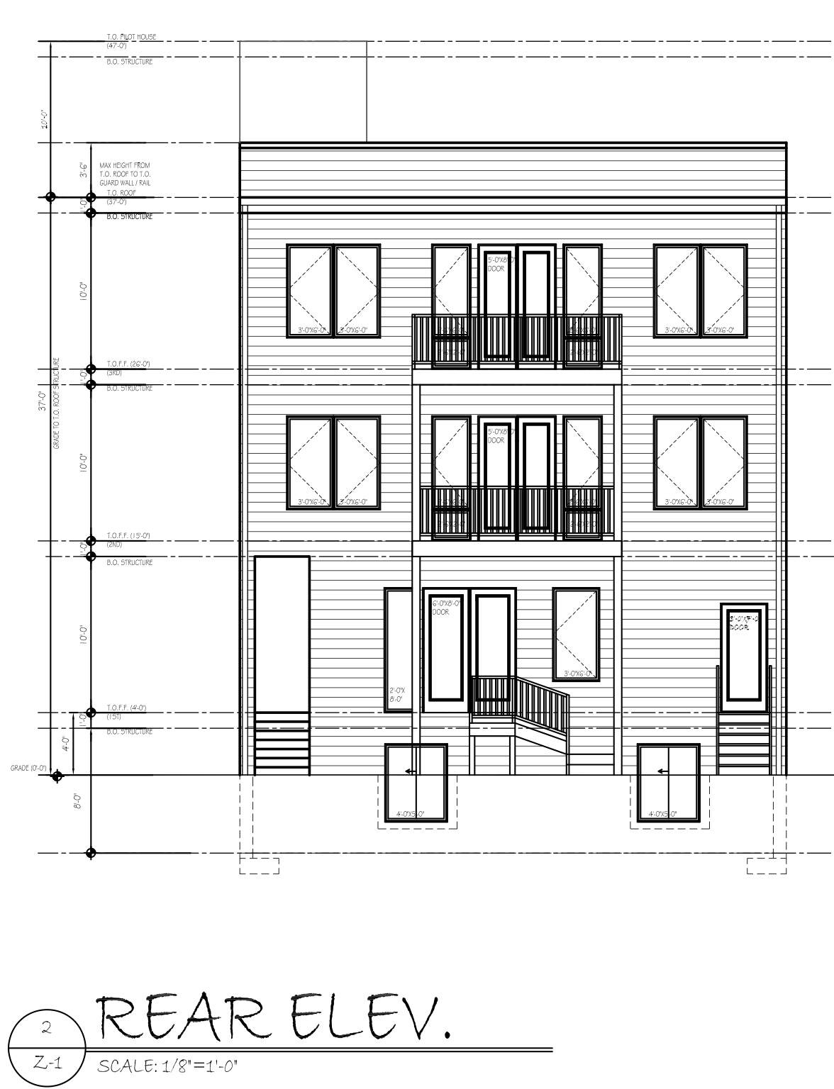 1641 Germantown Avenue Rear Elevation