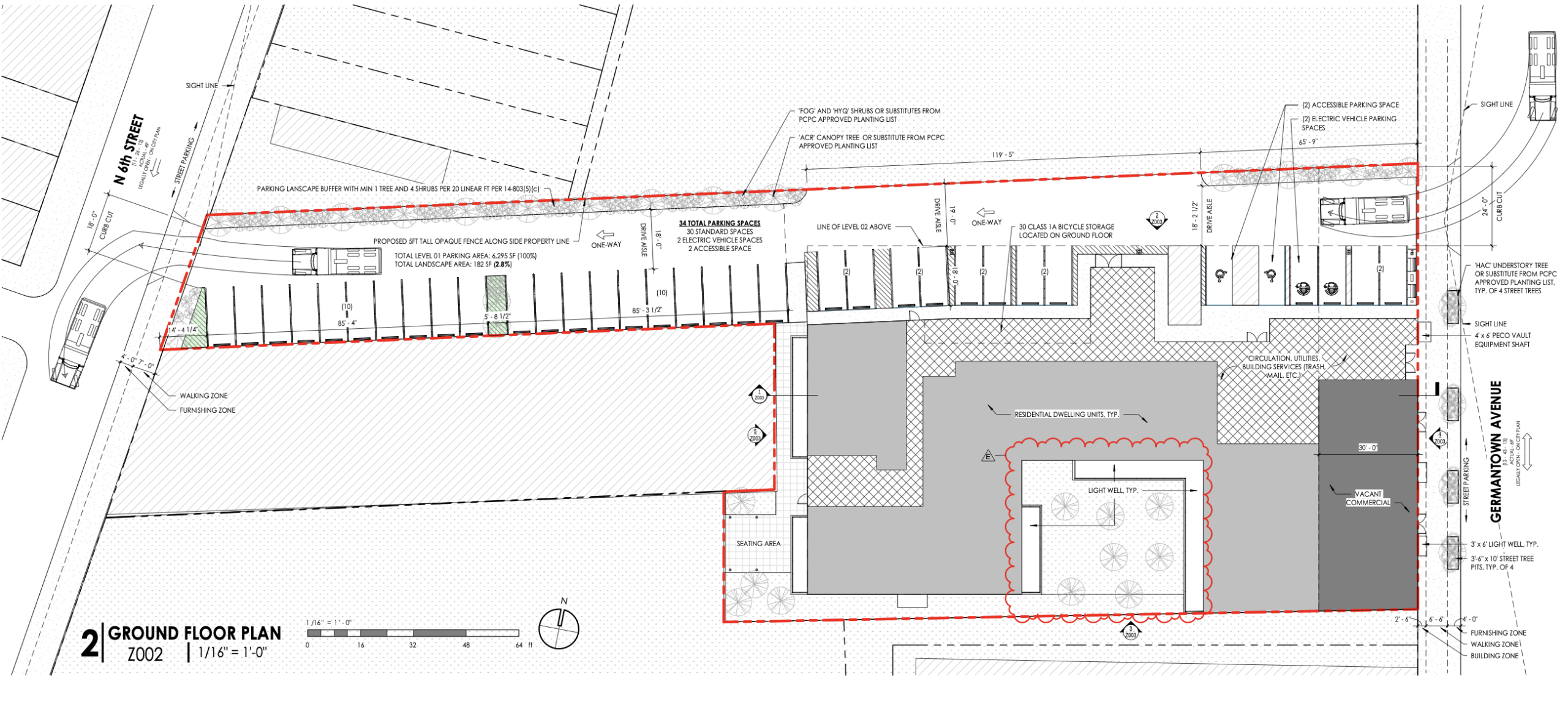1832 Germantown Avenue Ground Floor Plan