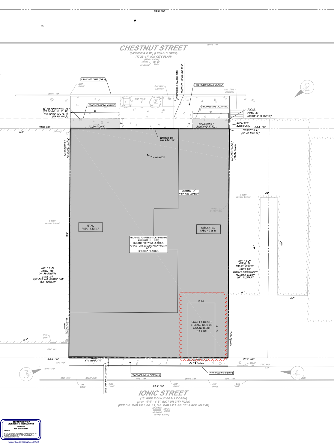 2012-14 Chestnut Street Plan