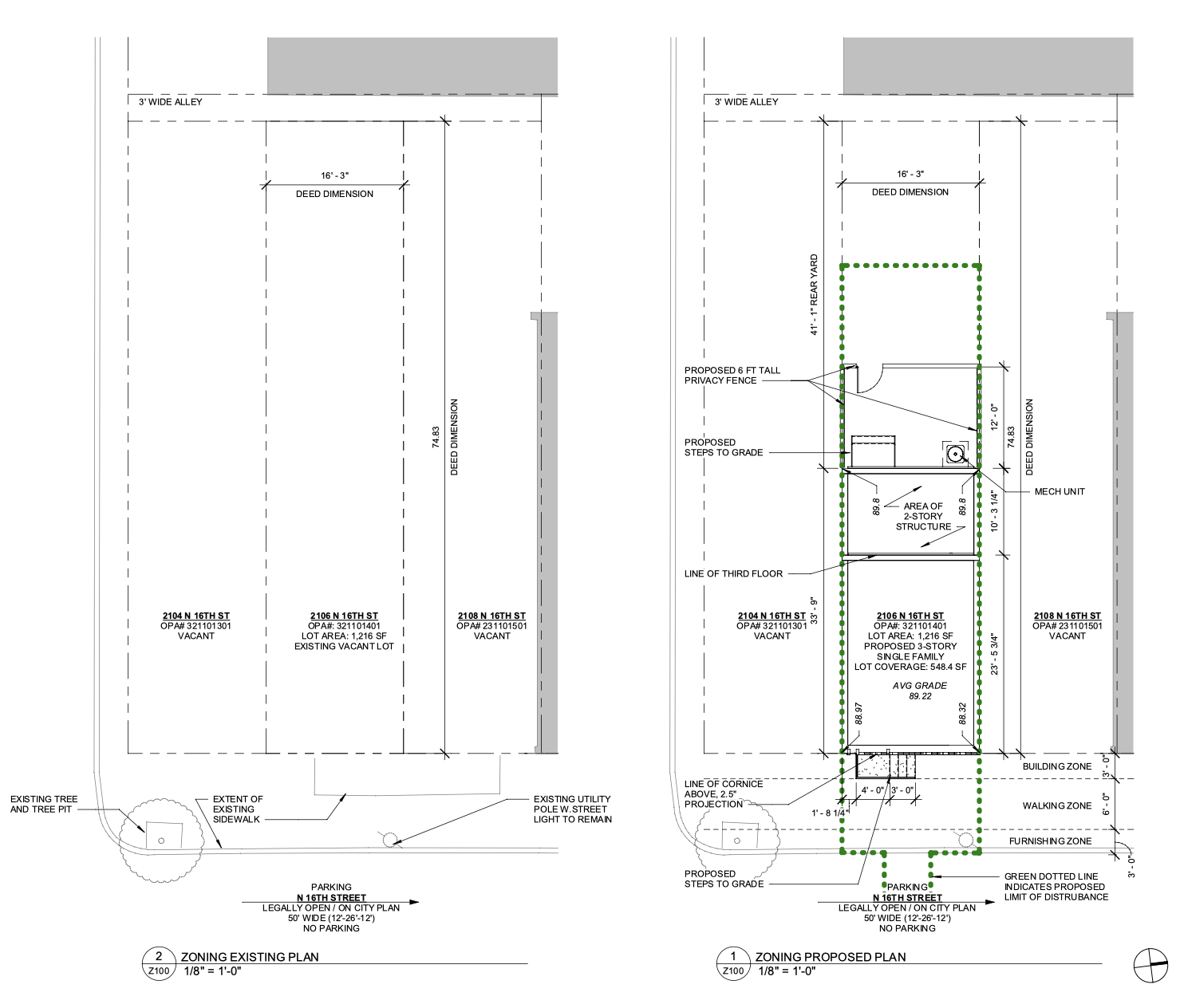 2106 North 16th Street Plans