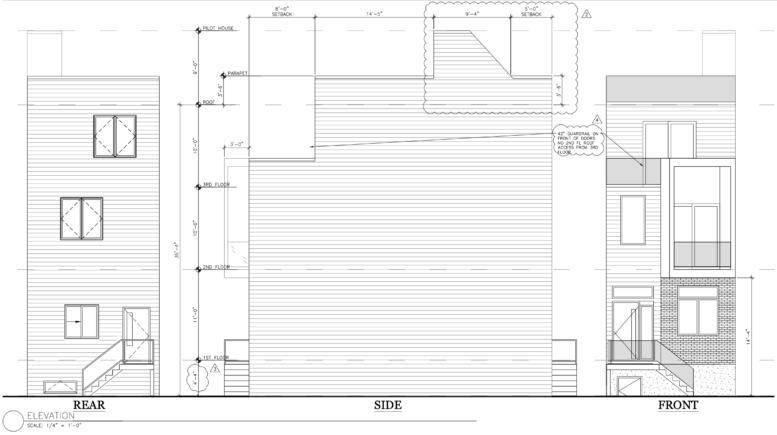 2235 Taggert Street Elevations