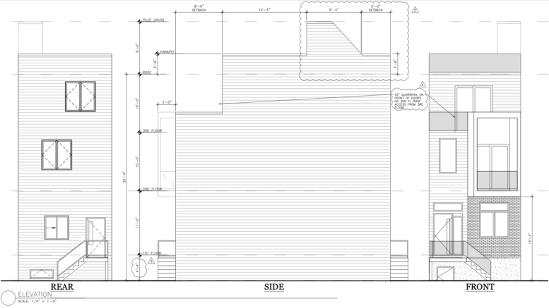 2235 Taggert Street Elevations