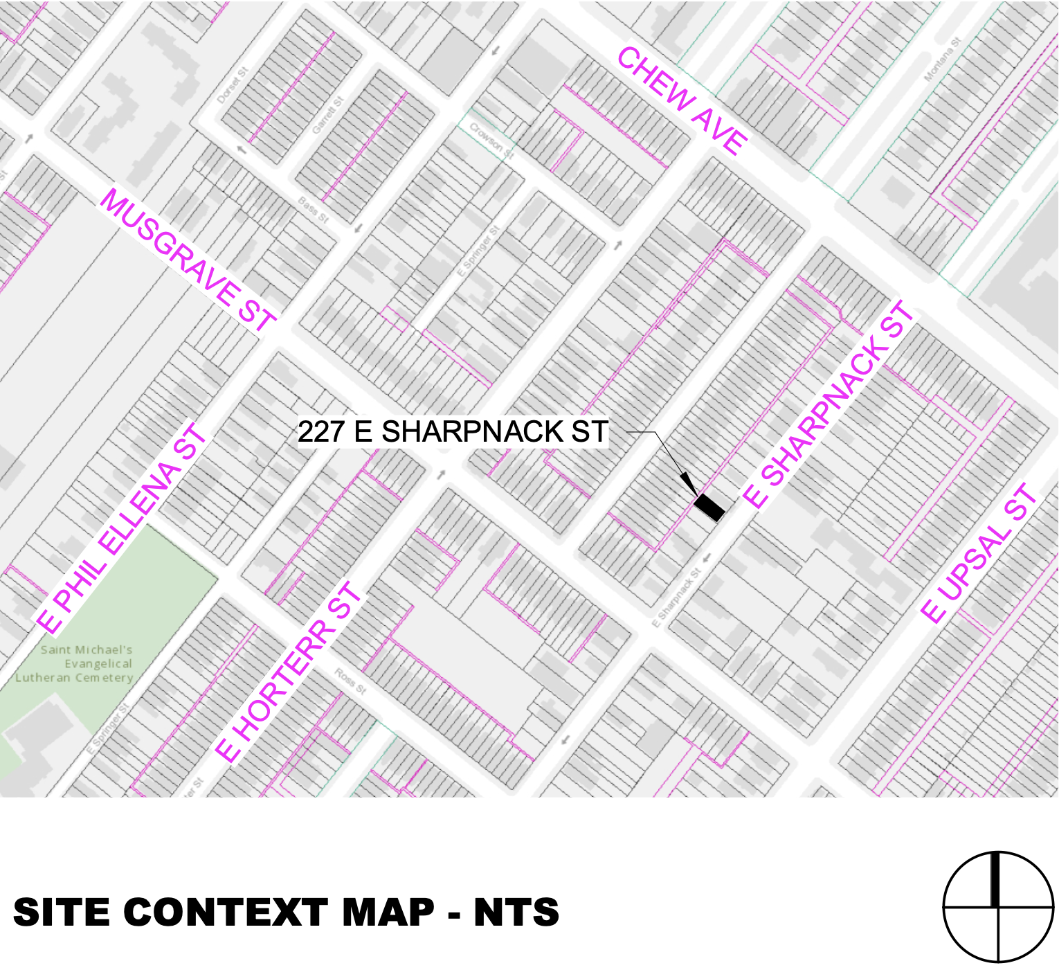 227 East Sharpnack Street Location