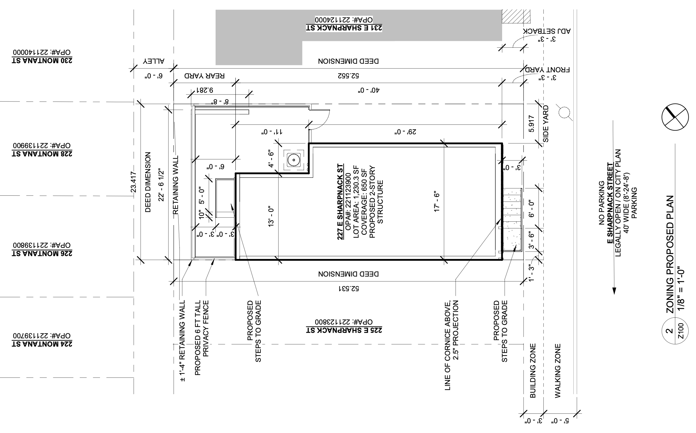 227 East Sharpnack Street Plan