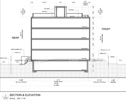 2643 Emily Street Section-Elevation