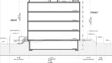 2643 Emily Street Section-Elevation