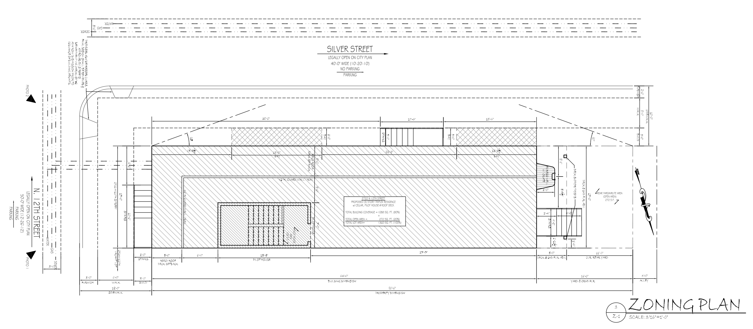 2722 North 12th Street Plan