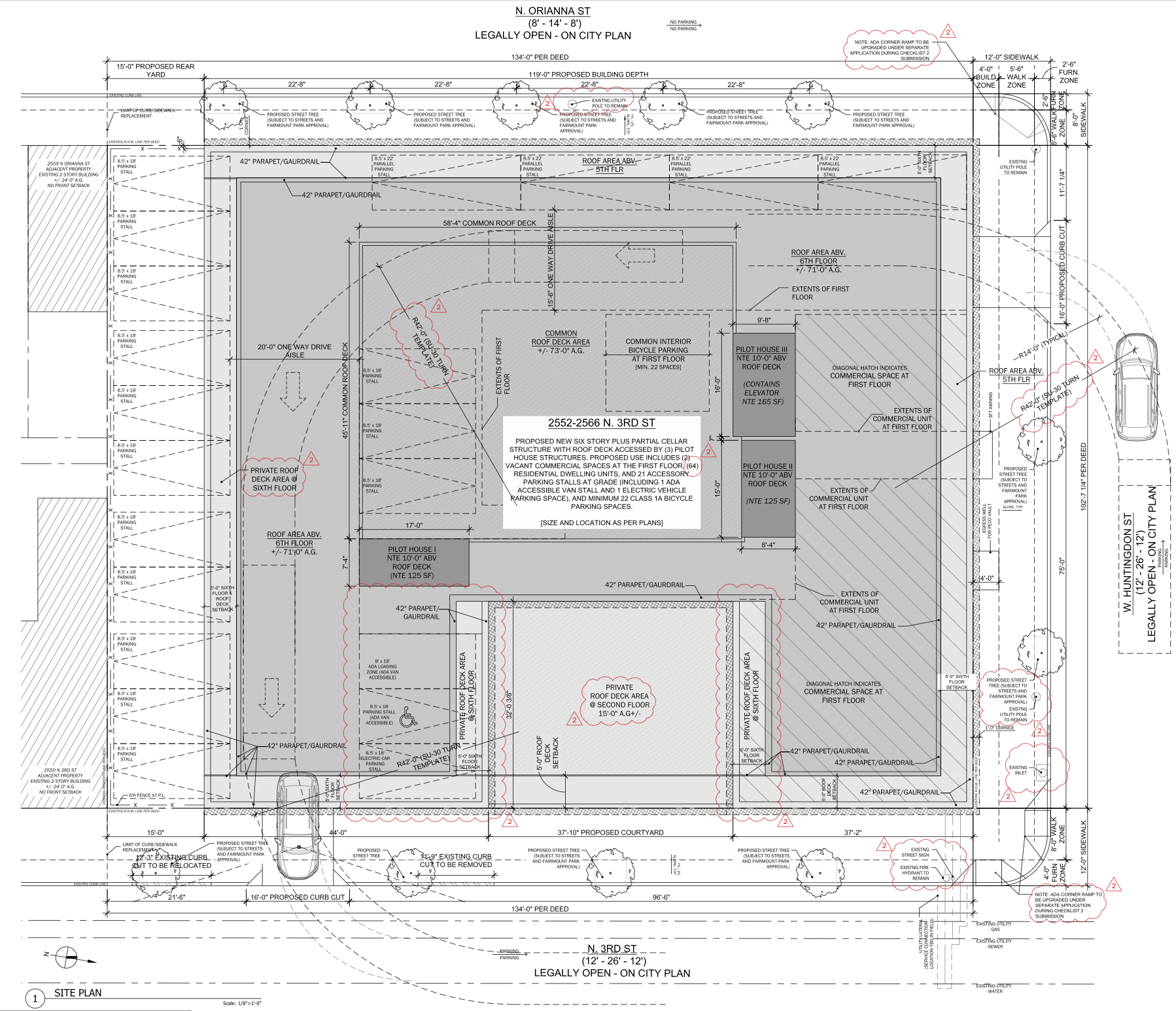 300 West Huntingdon Street Site Plan