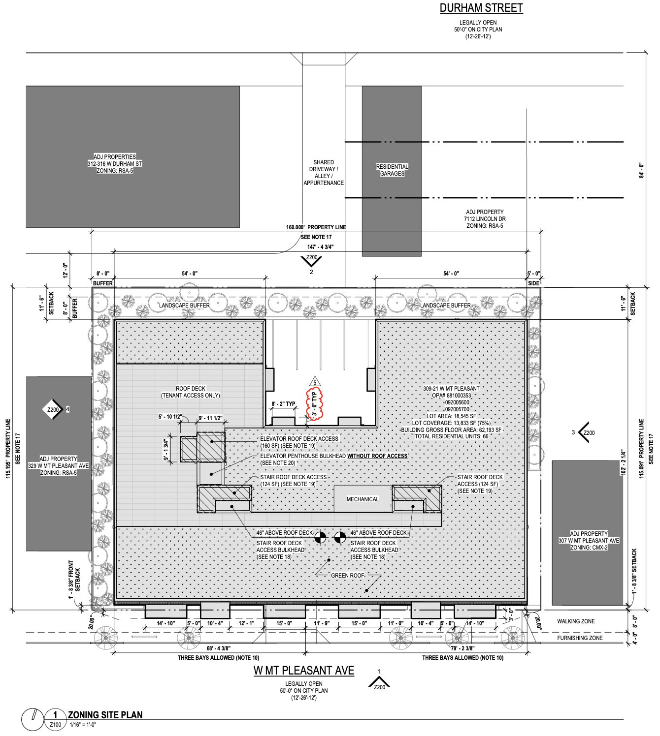 309 West Mount Plesant Avenue Plan