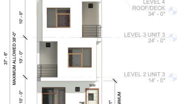 3230 North 15th Street East Elevation
