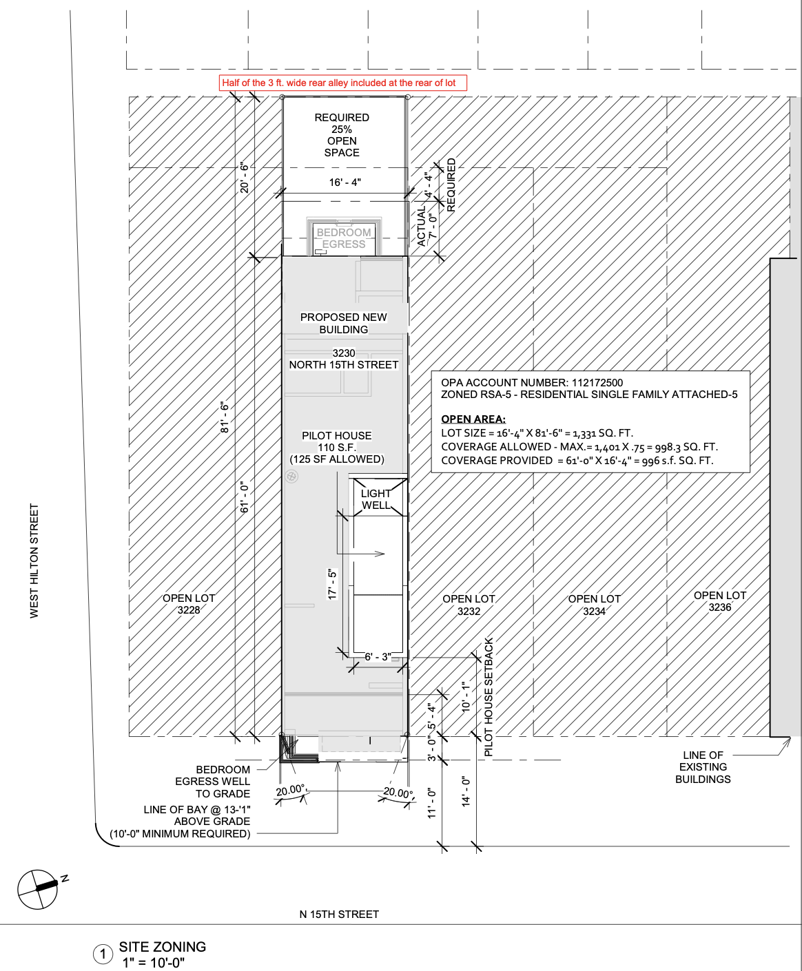 3230 North 15th Street Plan