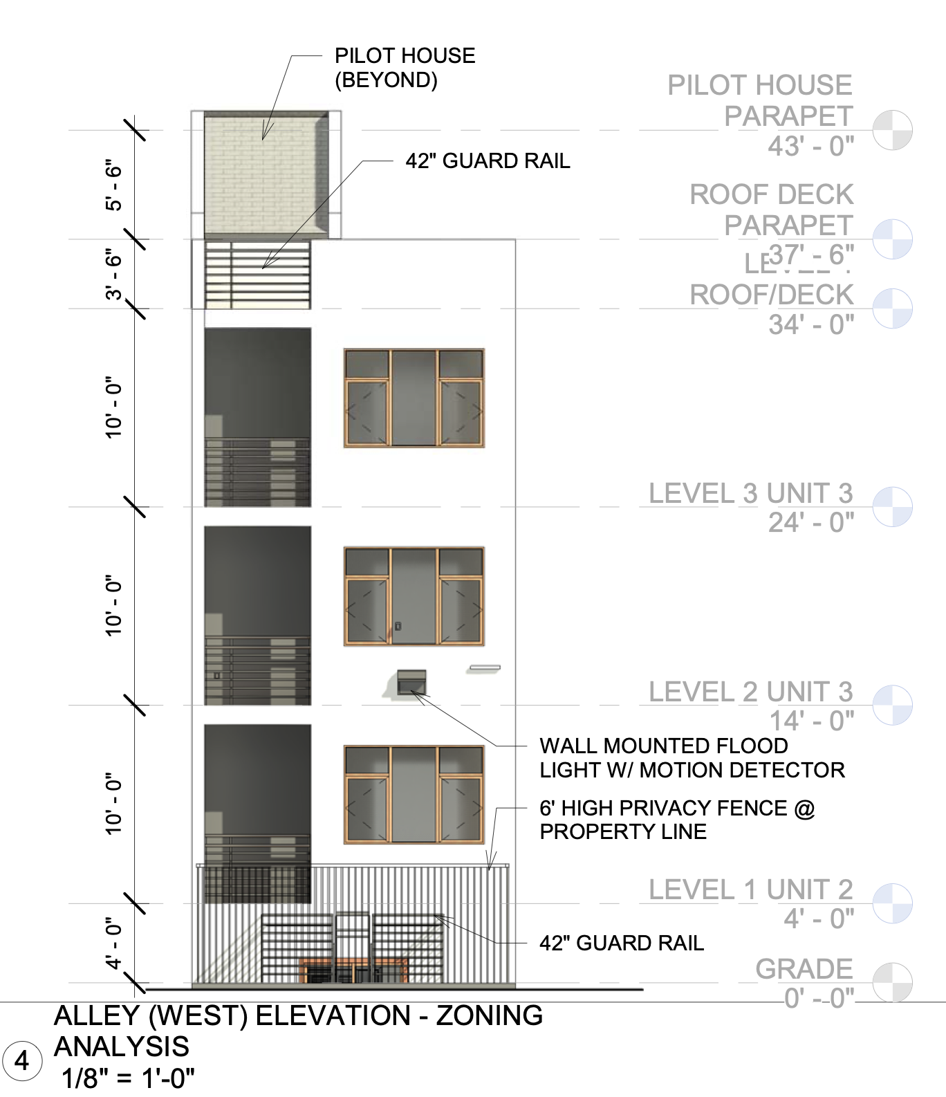 3230 North 15th Street West Elevation