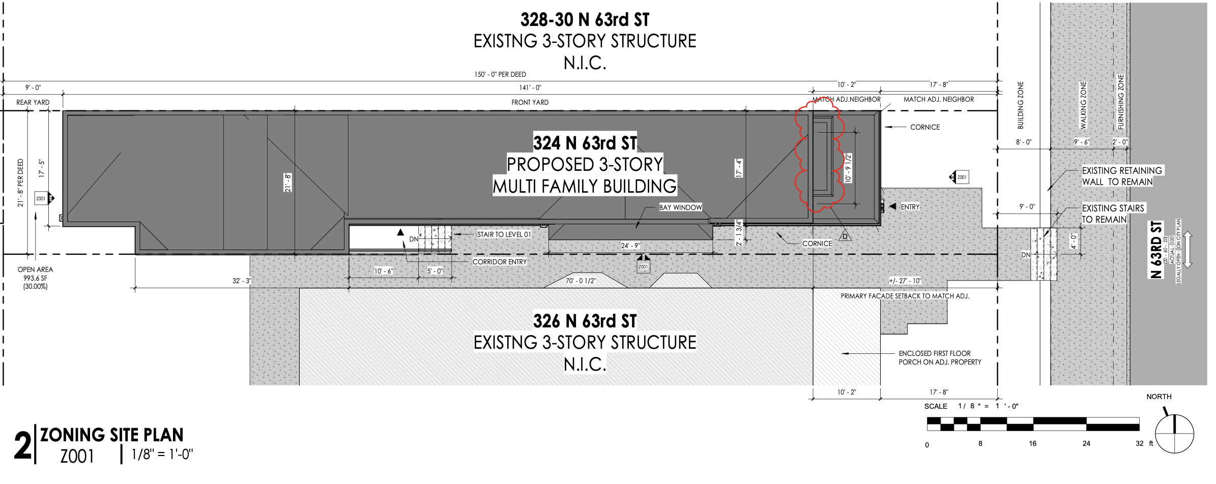 324 North 63rd Street Site Plan