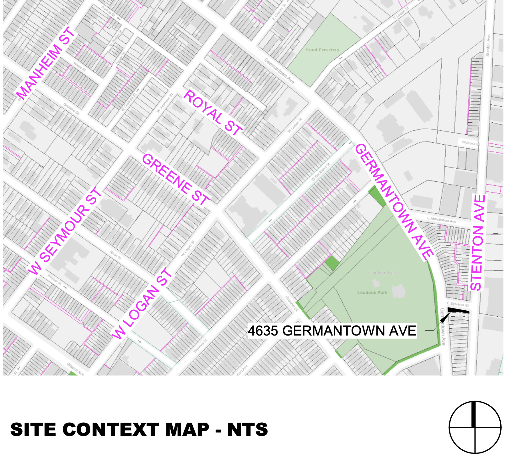 4635 Germantown Avenue Location Map