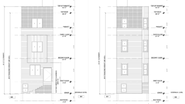 883 North 45th Street Elevations