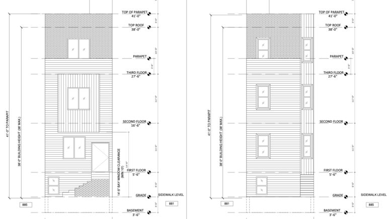 883 North 45th Street Elevations