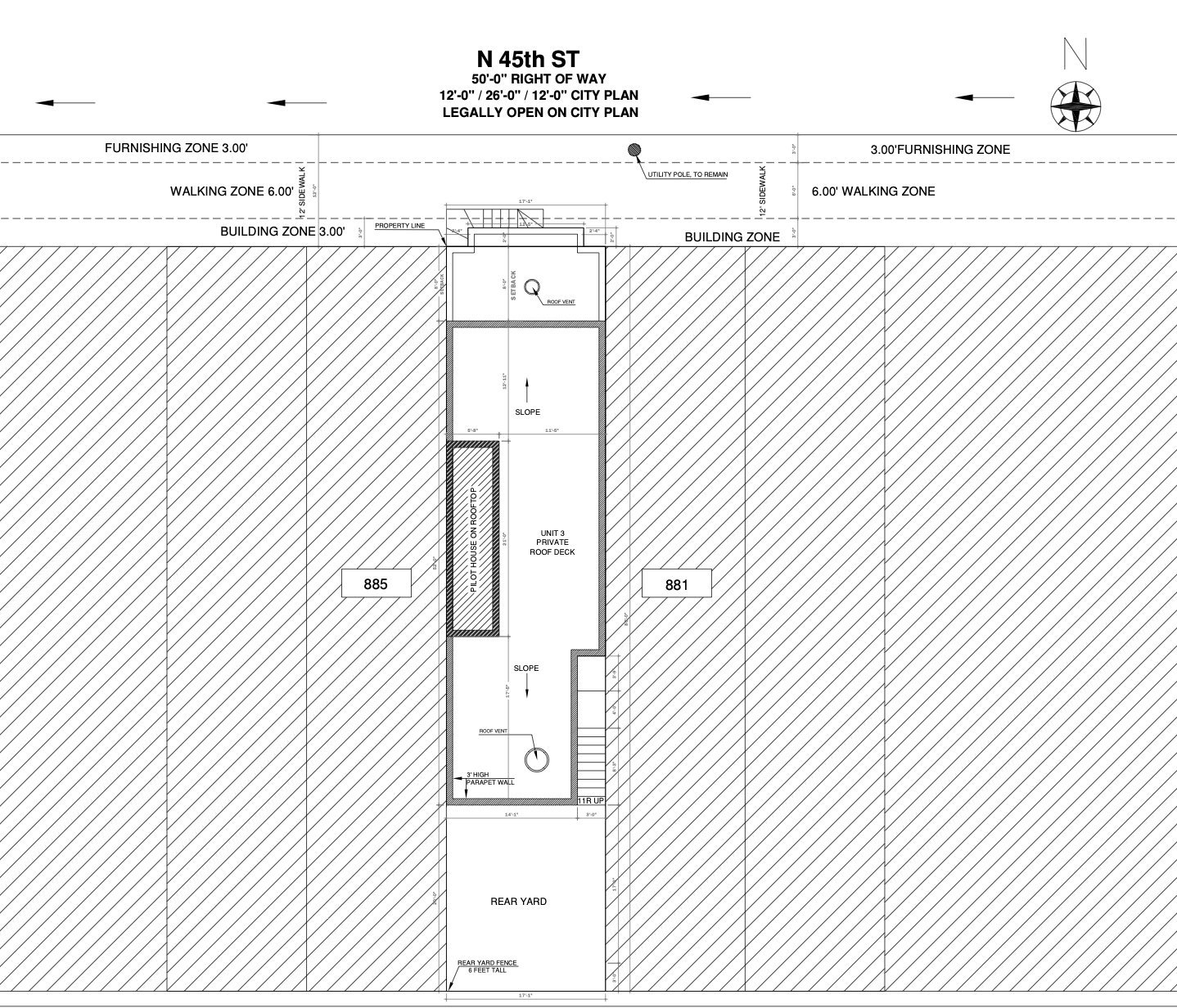 883 North 45th Street Plan