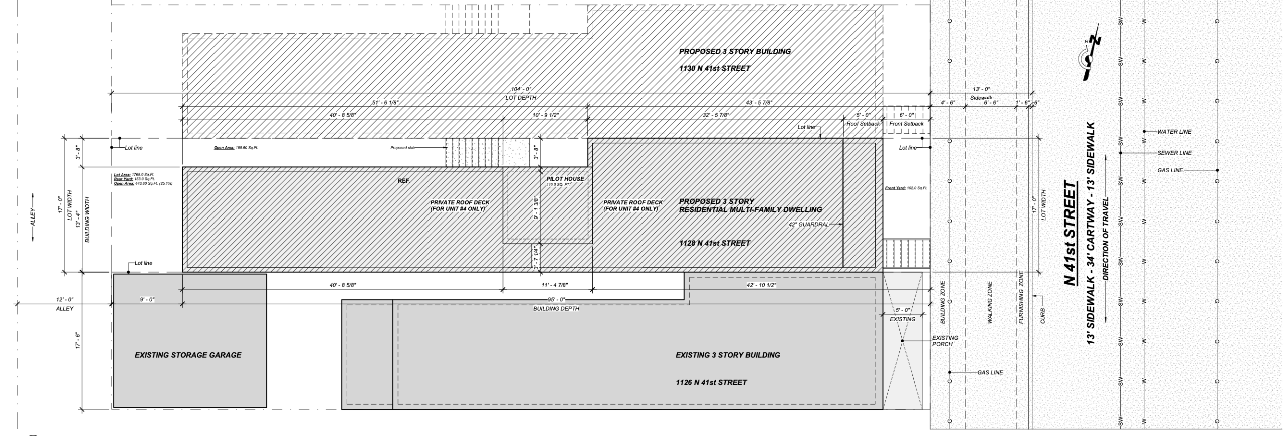 1128 North 41st Street Plan