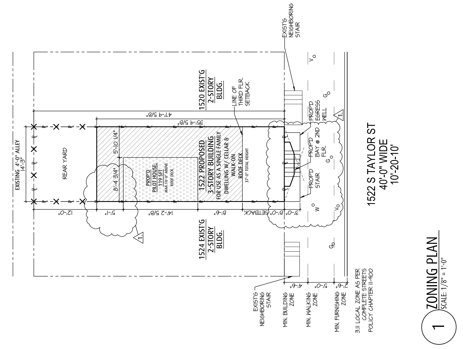 1522 South Taylor Street Plan